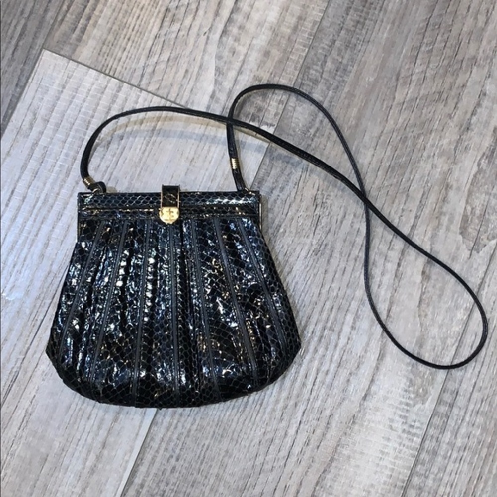 Canada Holt Renfrew Reptile print evening Bag